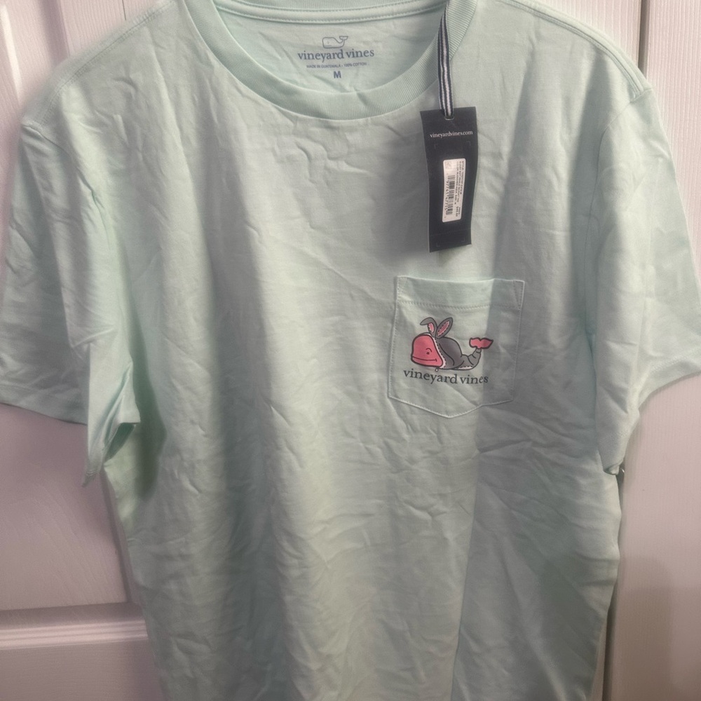 Vineyard Vines Kids Mint Whale Bunny Tee - Picture 2 of 5